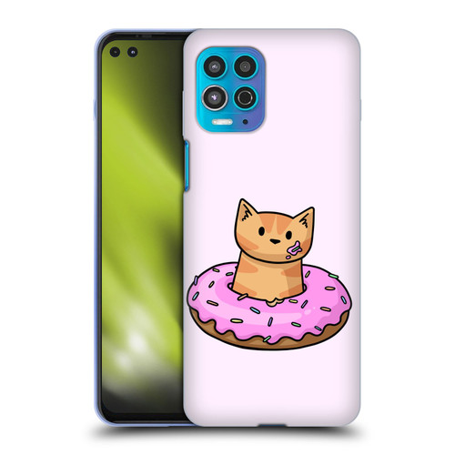 Beth Wilson Doodlecats Donut Soft Gel Case for Motorola Moto G100