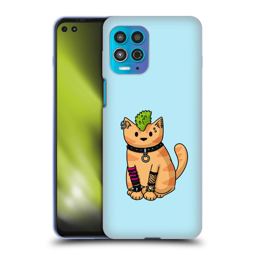 Beth Wilson Doodlecats Punk 2 Soft Gel Case for Motorola Moto G100