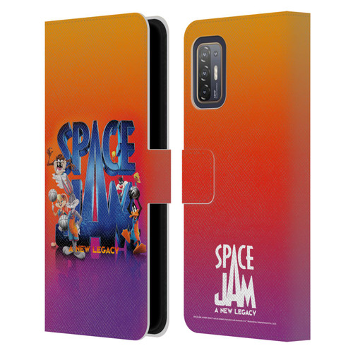 Space Jam: A New Legacy Graphics Poster Leather Book Wallet Case Cover For HTC Desire 21 Pro 5G