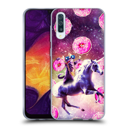 Random Galaxy Mixed Designs Thug Cat Riding Unicorn Soft Gel Case for Samsung Galaxy A50/A30s (2019)