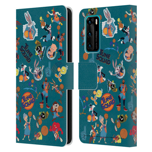 Space Jam: A New Legacy Graphics Squad Leather Book Wallet Case Cover For Huawei P40 5G