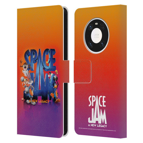 Space Jam: A New Legacy Graphics Poster Leather Book Wallet Case Cover For Huawei Mate 40 Pro 5G