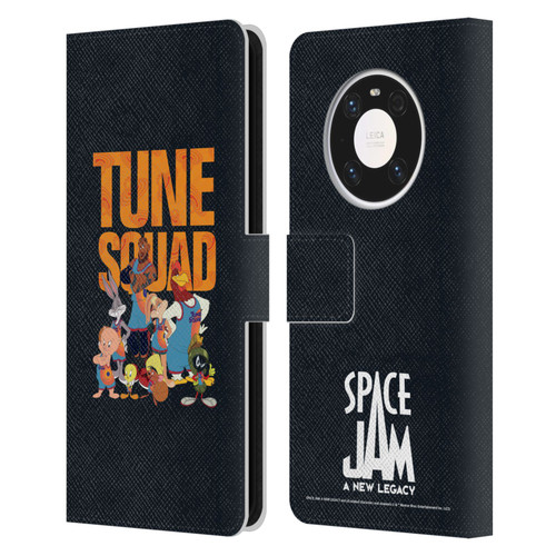 Space Jam: A New Legacy Graphics Tune Squad Leather Book Wallet Case Cover For Huawei Mate 40 Pro 5G