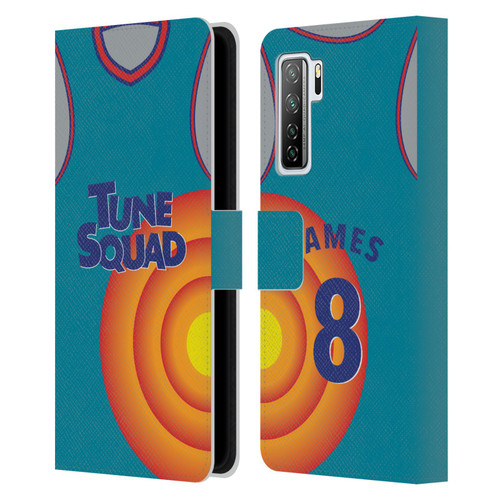 Space Jam: A New Legacy Graphics Jersey Leather Book Wallet Case Cover For Huawei Nova 7 SE/P40 Lite 5G