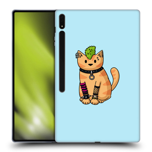 Beth Wilson Doodlecats Punk 2 Soft Gel Case for Samsung Galaxy Tab S8 Ultra