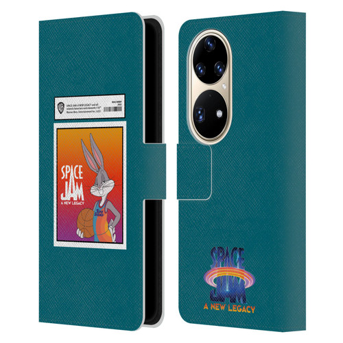 Space Jam: A New Legacy Graphics Bugs Bunny Card Leather Book Wallet Case Cover For Huawei P50 Pro