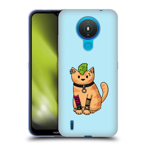 Beth Wilson Doodlecats Punk 2 Soft Gel Case for Nokia 1.4