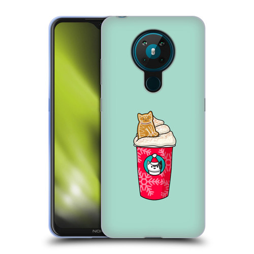 Beth Wilson Doodlecats Gingerbread Latte Soft Gel Case for Nokia 5.3