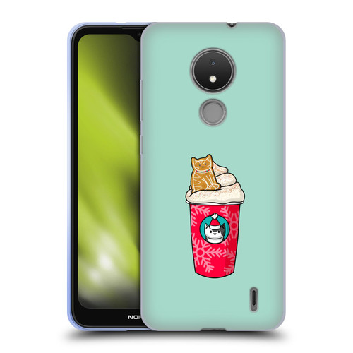 Beth Wilson Doodlecats Gingerbread Latte Soft Gel Case for Nokia C21