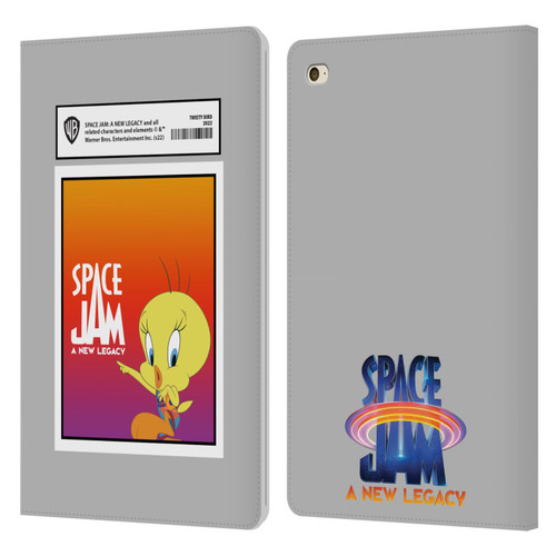 Space Jam: A New Legacy Graphics Tweety Bird Card Leather Book Wallet Case Cover For Apple iPad mini 4