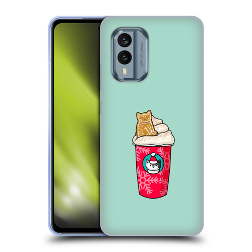 Beth Wilson Doodlecats Gingerbread Latte Soft Gel Case for Nokia X30