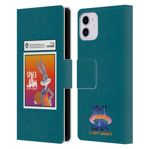 Space Jam: A New Legacy Graphics Bugs Bunny Card Leather Book Wallet Case Cover For Apple iPhone 11
