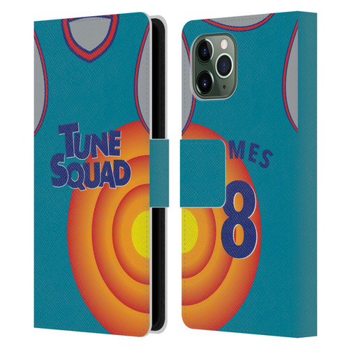 Space Jam: A New Legacy Graphics Jersey Leather Book Wallet Case Cover For Apple iPhone 11 Pro