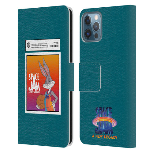 Space Jam: A New Legacy Graphics Bugs Bunny Card Leather Book Wallet Case Cover For Apple iPhone 12 / iPhone 12 Pro
