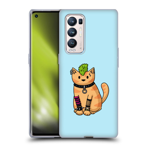 Beth Wilson Doodlecats Punk 2 Soft Gel Case for OPPO Find X3 Neo / Reno5 Pro+ 5G