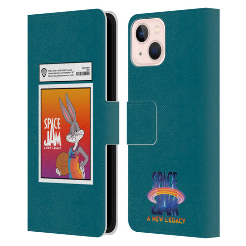 Space Jam: A New Legacy Graphics Bugs Bunny Card Leather Book Wallet Case Cover For Apple iPhone 13