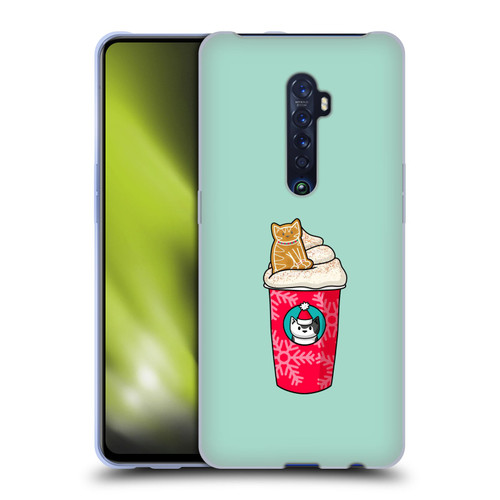 Beth Wilson Doodlecats Gingerbread Latte Soft Gel Case for OPPO Reno 2
