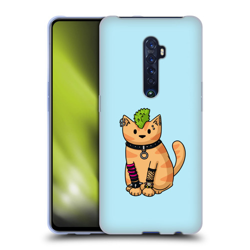 Beth Wilson Doodlecats Punk 2 Soft Gel Case for OPPO Reno 2
