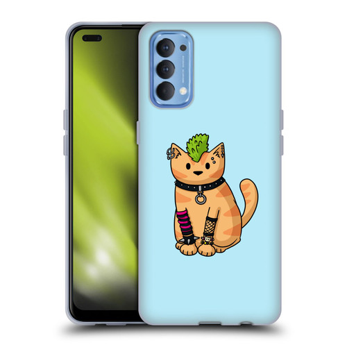 Beth Wilson Doodlecats Punk 2 Soft Gel Case for OPPO Reno 4 5G
