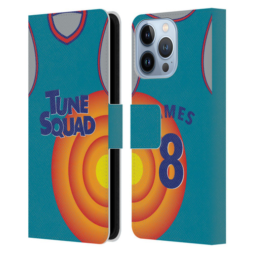 Space Jam: A New Legacy Graphics Jersey Leather Book Wallet Case Cover For Apple iPhone 13 Pro