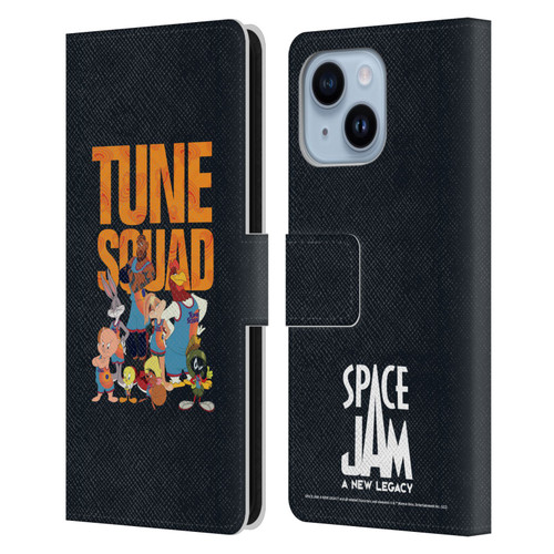 Space Jam: A New Legacy Graphics Tune Squad Leather Book Wallet Case Cover For Apple iPhone 14 Plus