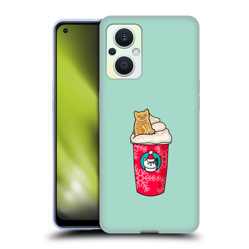 Beth Wilson Doodlecats Gingerbread Latte Soft Gel Case for OPPO Reno8 Lite