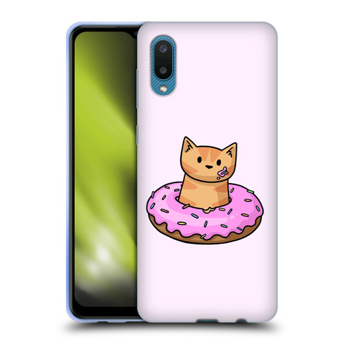 Beth Wilson Doodlecats Donut Soft Gel Case for Samsung Galaxy A02/M02 (2021)