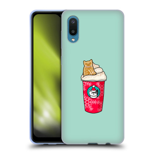 Beth Wilson Doodlecats Gingerbread Latte Soft Gel Case for Samsung Galaxy A02/M02 (2021)