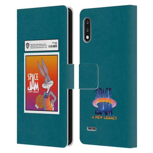 Space Jam: A New Legacy Graphics Bugs Bunny Card Leather Book Wallet Case Cover For LG K22