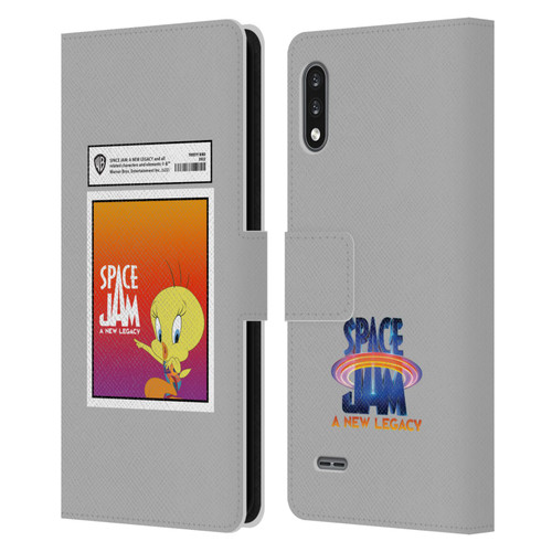 Space Jam: A New Legacy Graphics Tweety Bird Card Leather Book Wallet Case Cover For LG K22