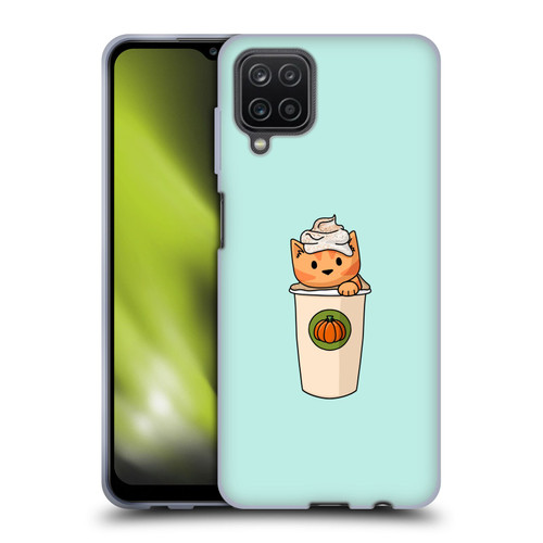Beth Wilson Doodlecats Pumpkin Spice Latte Soft Gel Case for Samsung Galaxy A12 (2020)