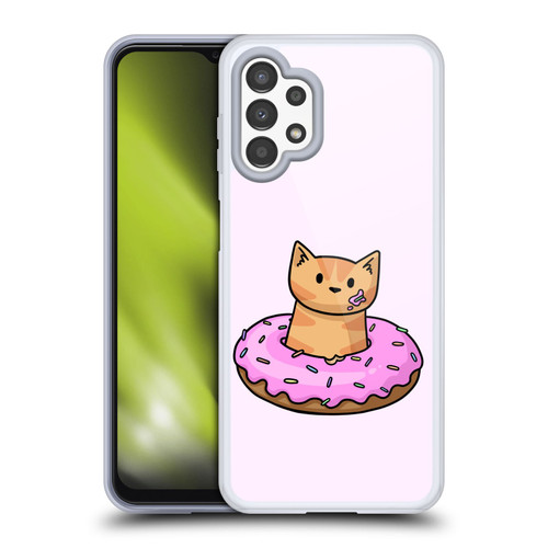 Beth Wilson Doodlecats Donut Soft Gel Case for Samsung Galaxy A13 (2022)