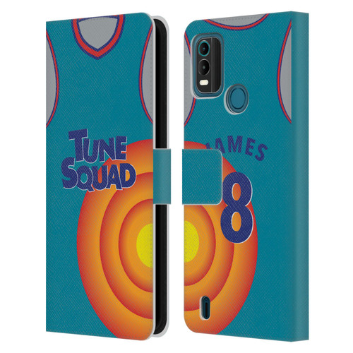 Space Jam: A New Legacy Graphics Jersey Leather Book Wallet Case Cover For Nokia G11 Plus