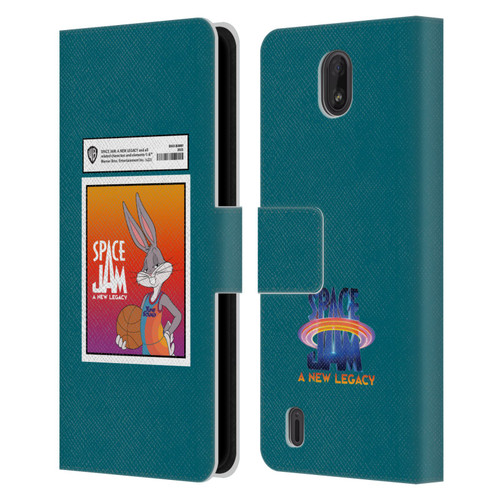 Space Jam: A New Legacy Graphics Bugs Bunny Card Leather Book Wallet Case Cover For Nokia C01 Plus/C1 2nd Edition