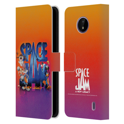Space Jam: A New Legacy Graphics Poster Leather Book Wallet Case Cover For Nokia C10 / C20