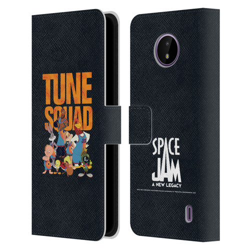 Space Jam: A New Legacy Graphics Tune Squad Leather Book Wallet Case Cover For Nokia C10 / C20