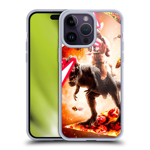 Random Galaxy Space Cat Dinosaur & Dog Lazer Eye Soft Gel Case for Apple iPhone 14 Pro Max