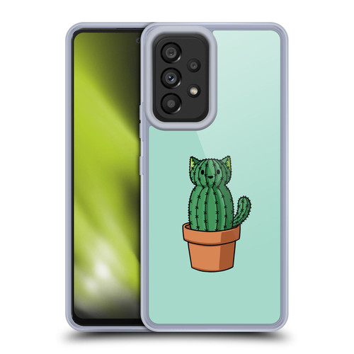Beth Wilson Doodlecats Cactus Soft Gel Case for Samsung Galaxy A53 5G (2022)