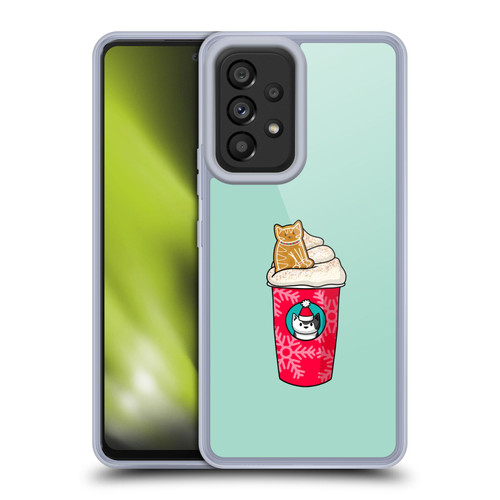 Beth Wilson Doodlecats Gingerbread Latte Soft Gel Case for Samsung Galaxy A53 5G (2022)
