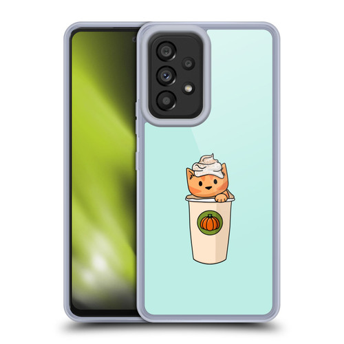 Beth Wilson Doodlecats Pumpkin Spice Latte Soft Gel Case for Samsung Galaxy A53 5G (2022)