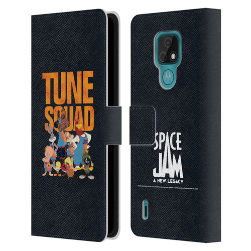 Space Jam: A New Legacy Graphics Tune Squad Leather Book Wallet Case Cover For Motorola Moto E7