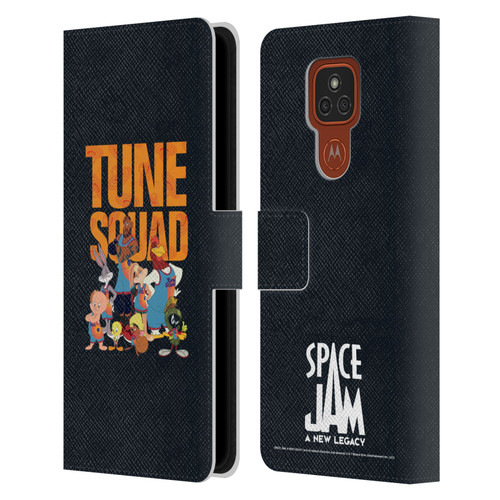 Space Jam: A New Legacy Graphics Tune Squad Leather Book Wallet Case Cover For Motorola Moto E7 Plus