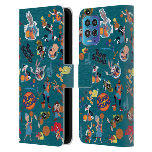 Space Jam: A New Legacy Graphics Squad Leather Book Wallet Case Cover For Motorola Moto G100