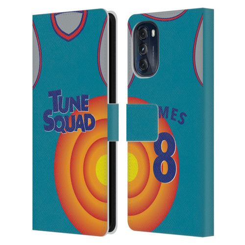 Space Jam: A New Legacy Graphics Jersey Leather Book Wallet Case Cover For Motorola Moto G (2022)