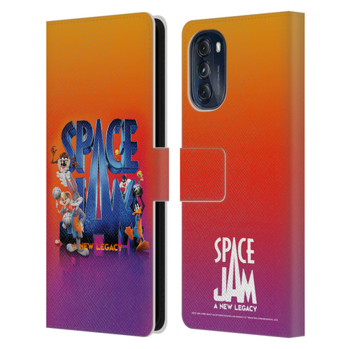 Space Jam: A New Legacy Graphics Poster Leather Book Wallet Case Cover For Motorola Moto G (2022)