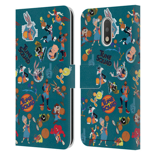 Space Jam: A New Legacy Graphics Squad Leather Book Wallet Case Cover For Motorola Moto G41