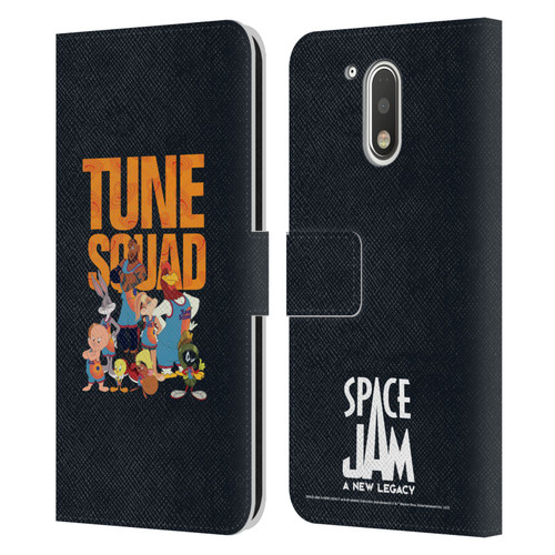 Space Jam: A New Legacy Graphics Tune Squad Leather Book Wallet Case Cover For Motorola Moto G41