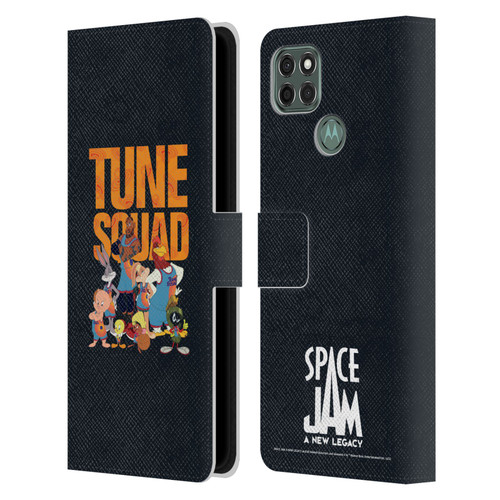 Space Jam: A New Legacy Graphics Tune Squad Leather Book Wallet Case Cover For Motorola Moto G9 Power