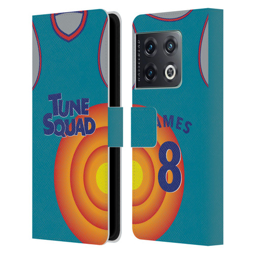 Space Jam: A New Legacy Graphics Jersey Leather Book Wallet Case Cover For OnePlus 10 Pro