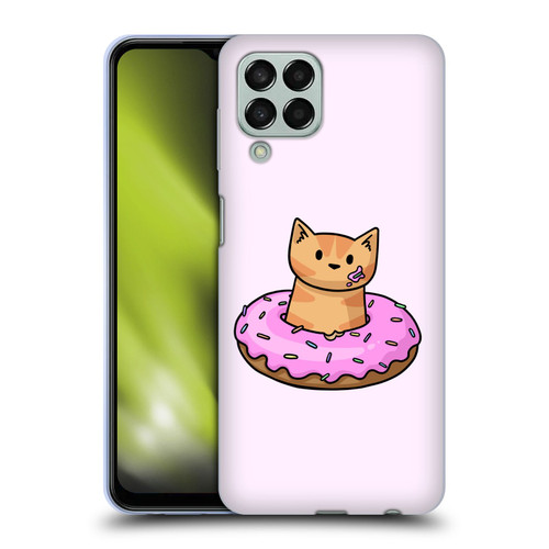 Beth Wilson Doodlecats Donut Soft Gel Case for Samsung Galaxy M33 (2022)